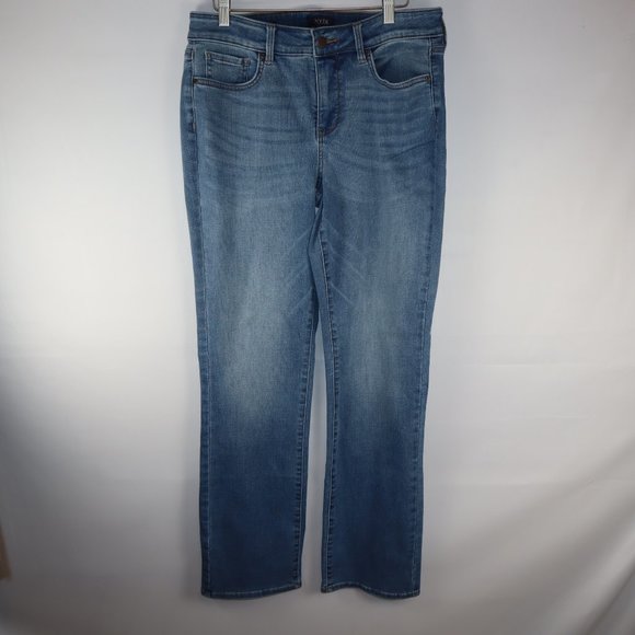 NYDJ Denim - NYDJ Marilyn Straight Blue Medium Wash Jeans Women's Size 10 and 12